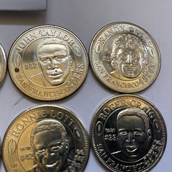 San Francisco 49ers then and now 1994-95 collectable coins 12 of 20 Lot #9 - Picture 5 of 12